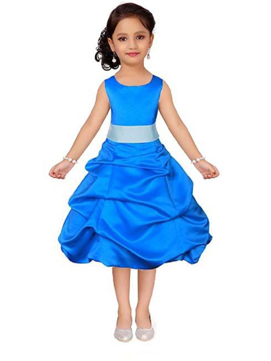 

Wow Princess Satin A-Line Dress, Blue