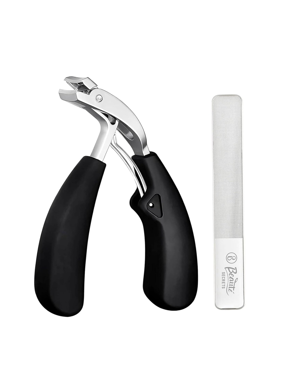 

Beaute Secrets Toe Nail Clipper For Ingrown Or Thick Toenails, Black