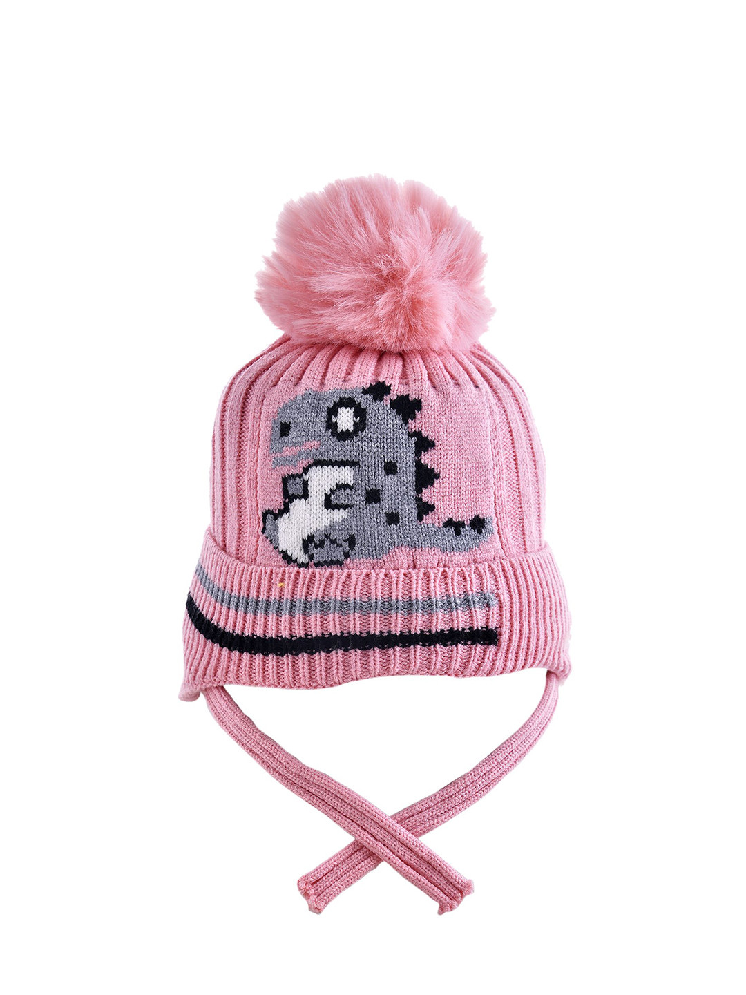 

SHOP FRENZY Kids Woollen Beanie, Pink
