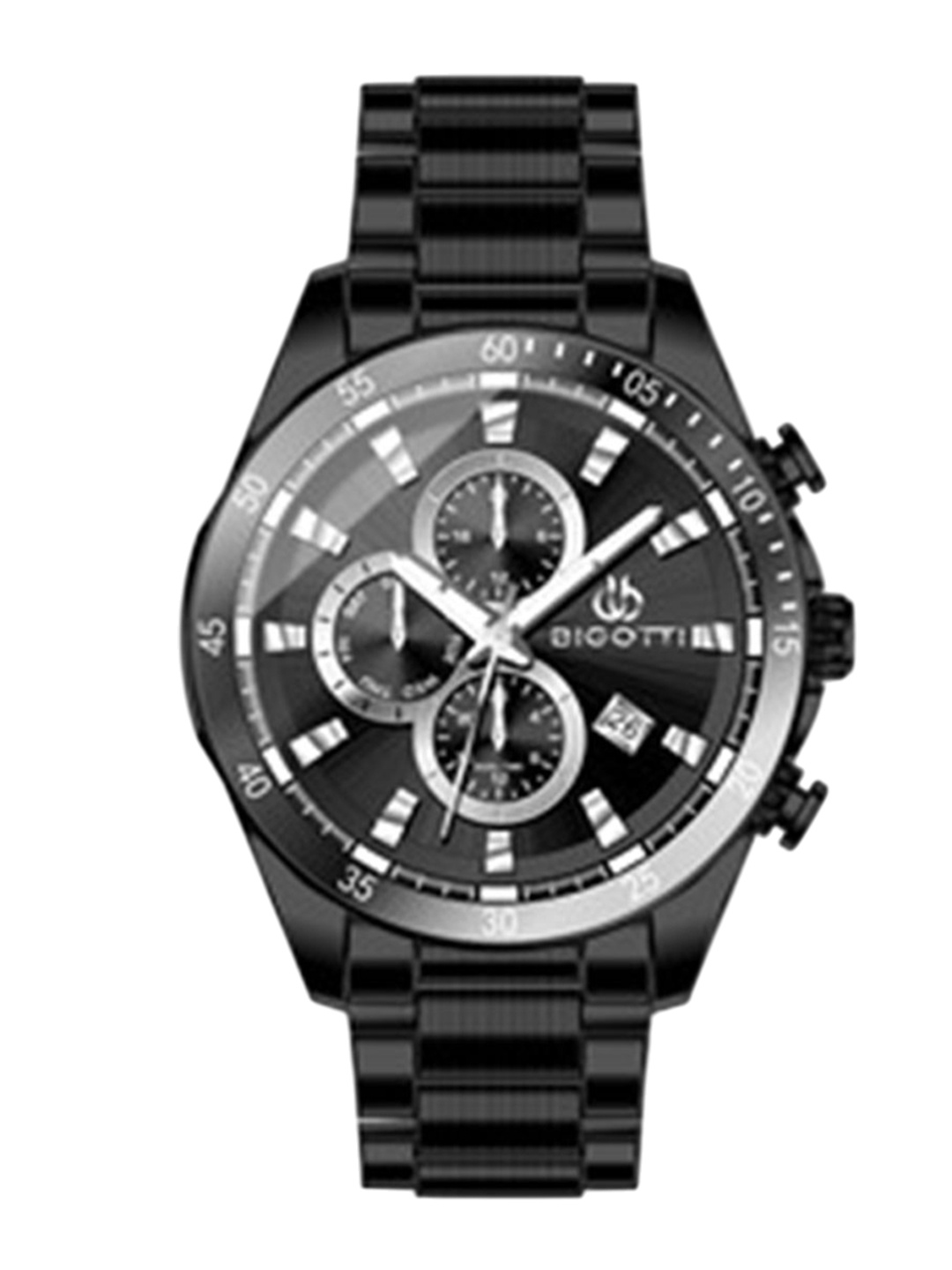 

BIGOTTI Men Dial & Stainless Steel Bracelet Style Straps Analogue Watch BG.1.10416-6, Black