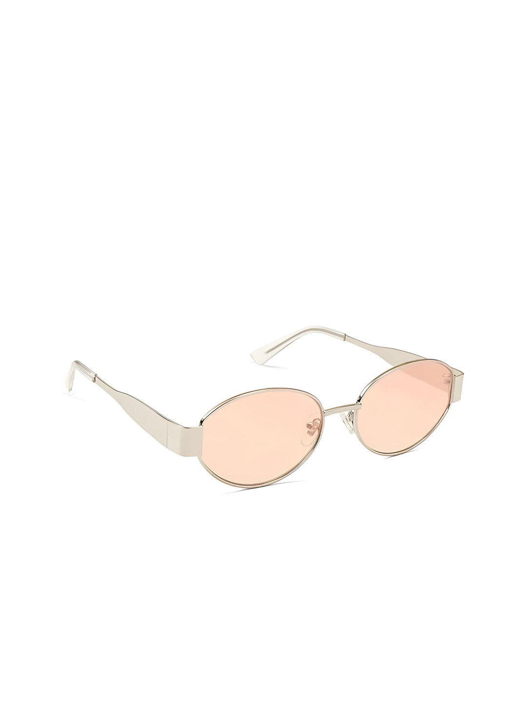 

4Flaunt Unisex Oval Sunglasses with UV Protected Lens, Pink