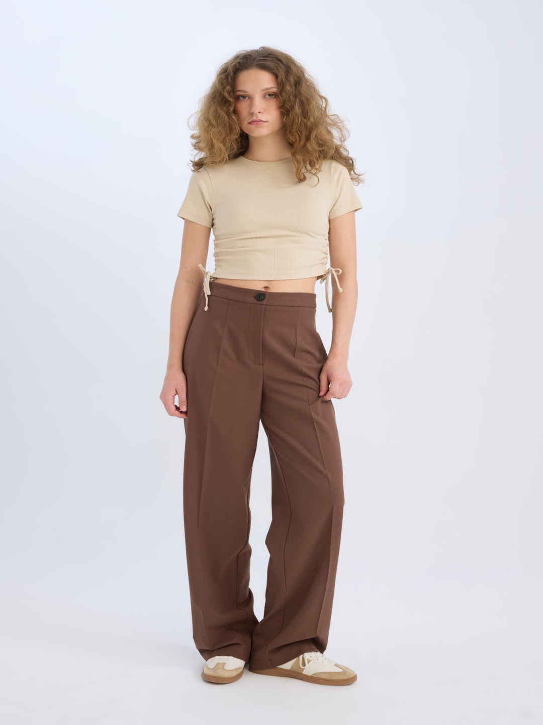

DeFacto Women Trousers, Brown
