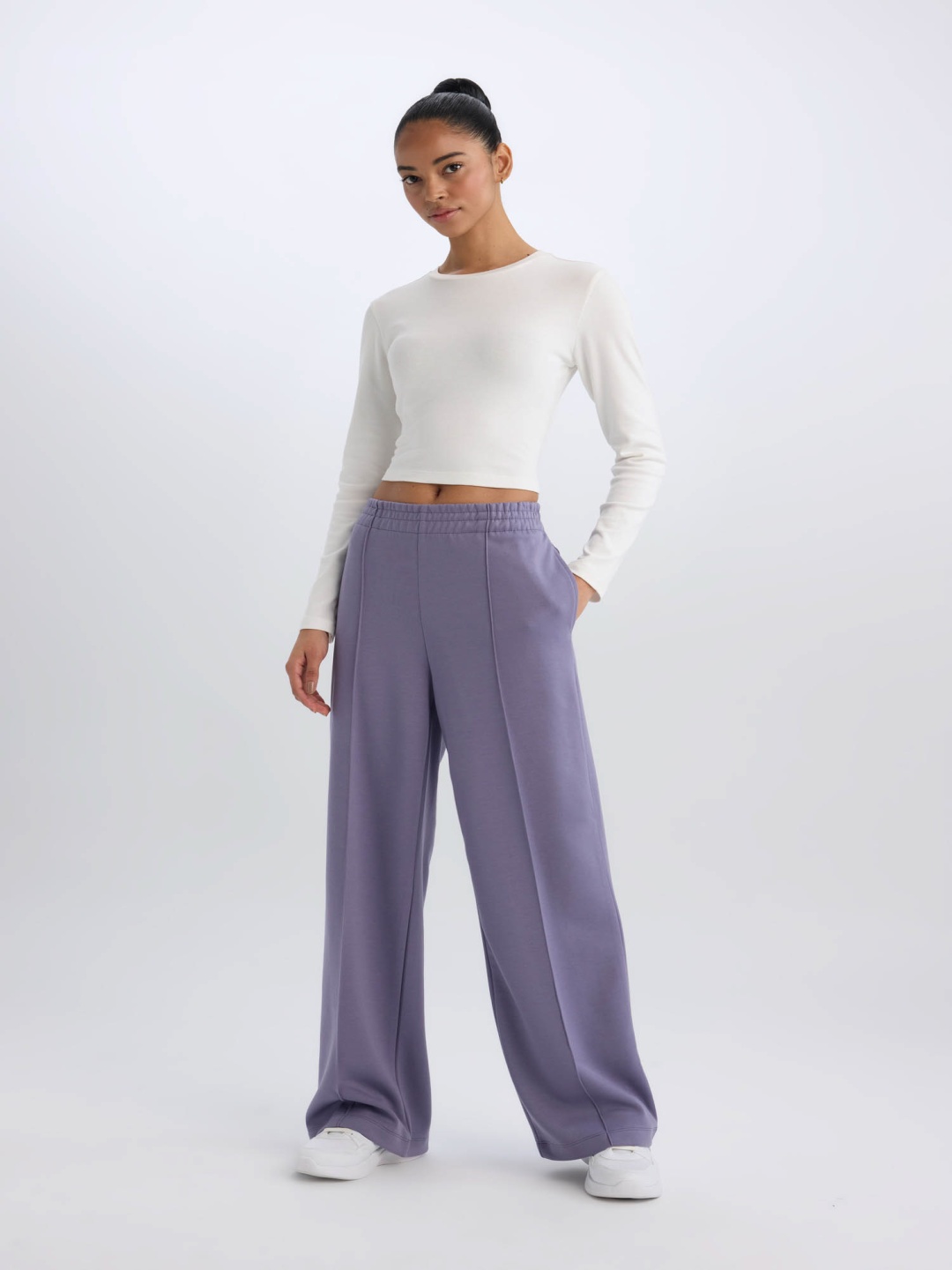 

DeFacto Women Pleated Trousers, Na