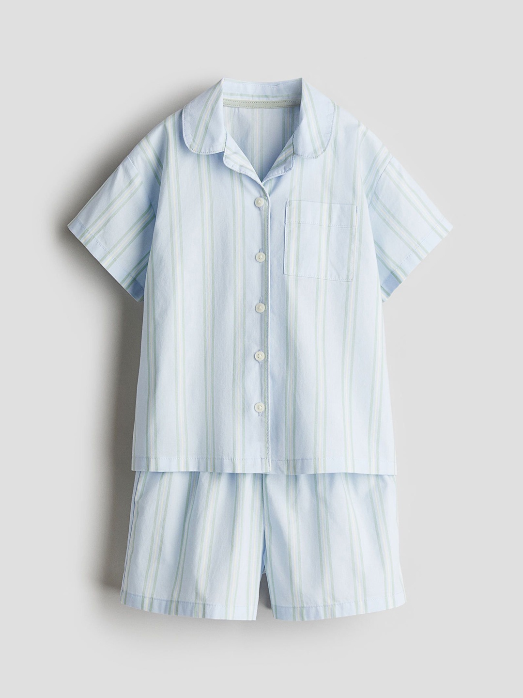 

H&M Girls Cotton Pyjamas, Blue