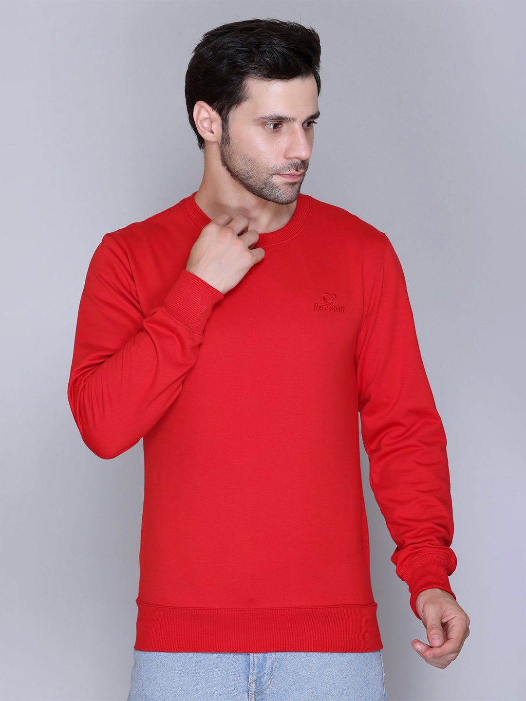 

PYRO SPIRIT Men Sweatshirt, Red