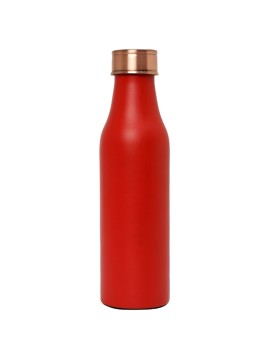 

INTERNATIONAL GIFT Red Pure Copper 950 Ml Water Bottle With Velvet Box