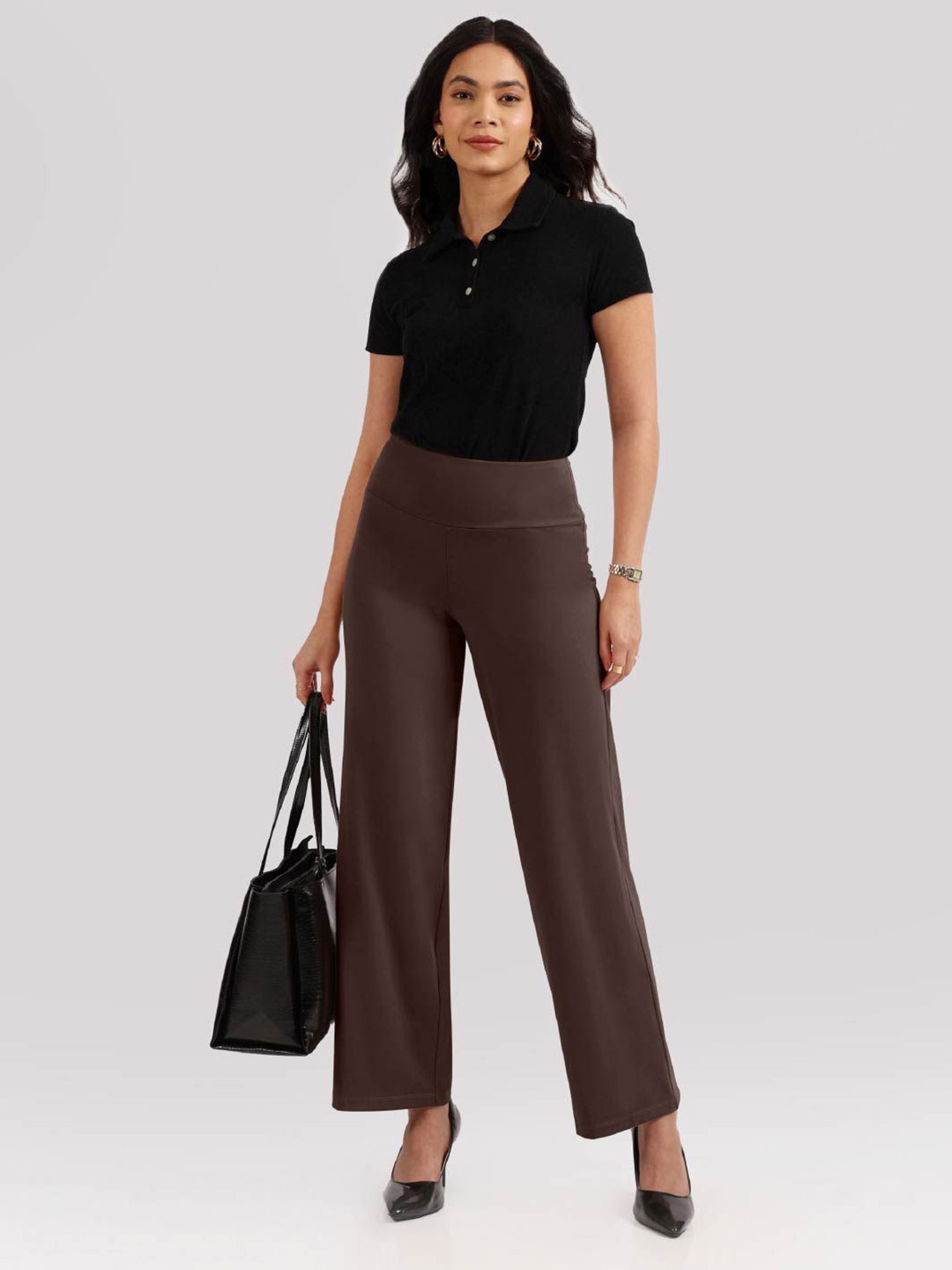 

Blissclub Women Ultimate Wide Leg Lite Pant, Brown