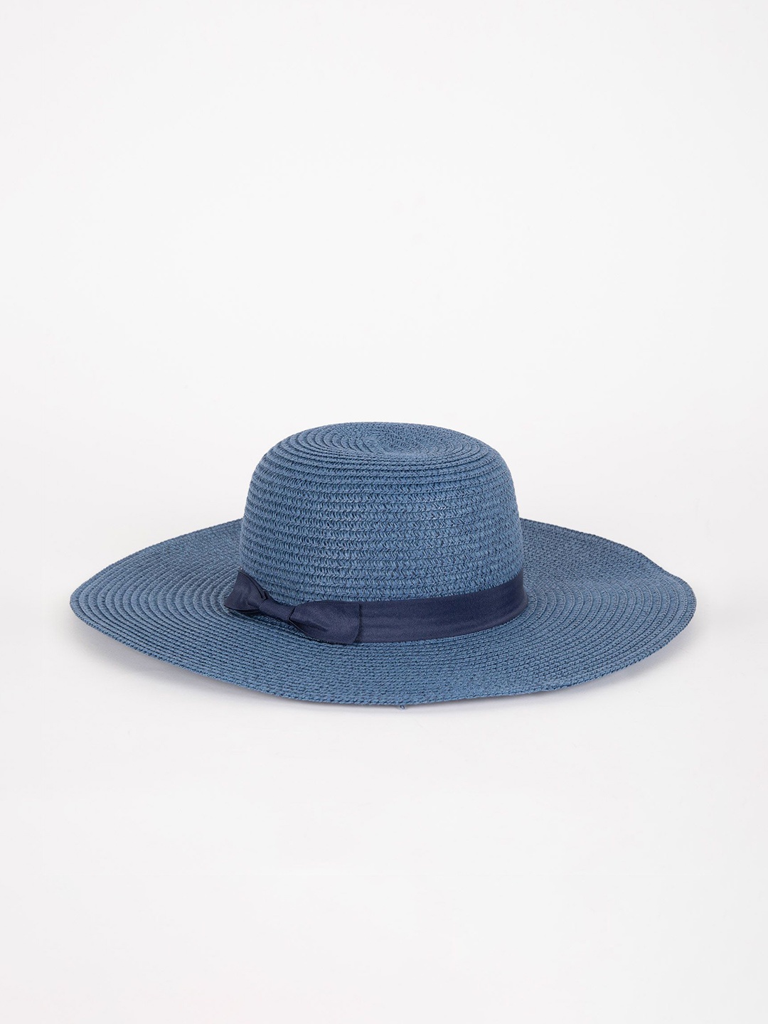 

DeFacto Women Self Design Cotton Sun Hat, Blue