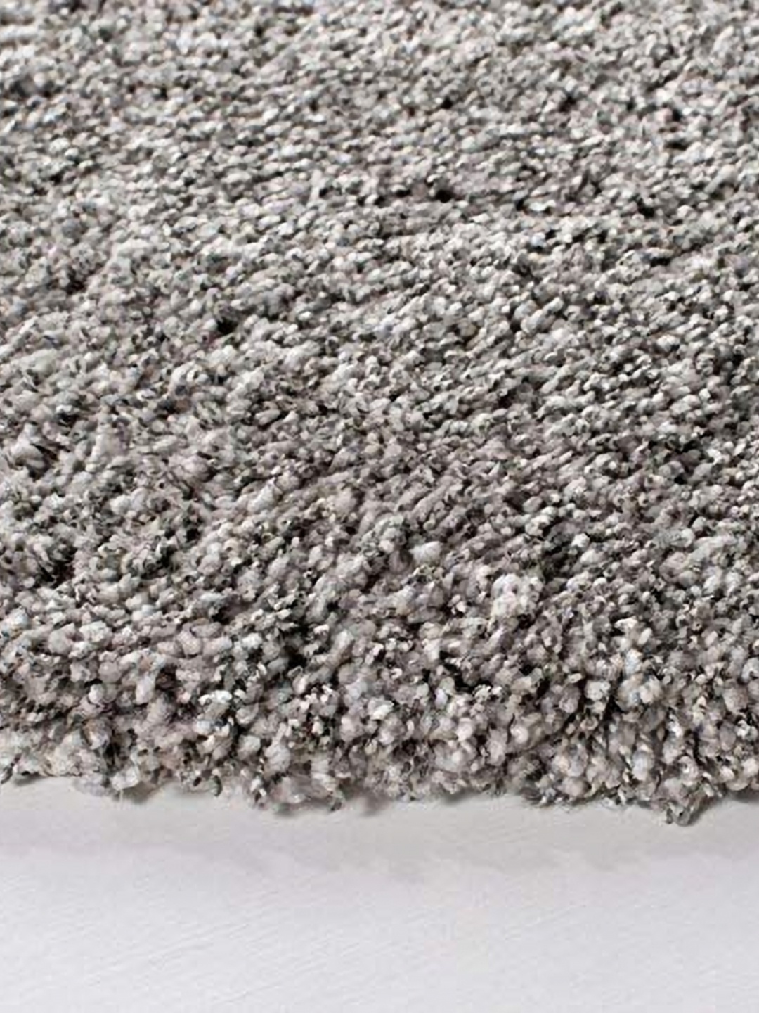 

Banchmark Home Furnishings Grey Shaggy Fluffy Round Carpet