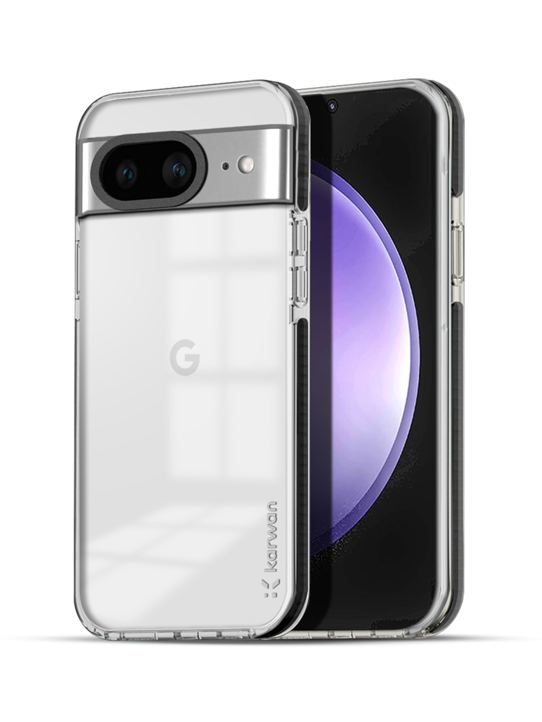 

Karwan Solid Google Pixel 8 Back Case, Transparent