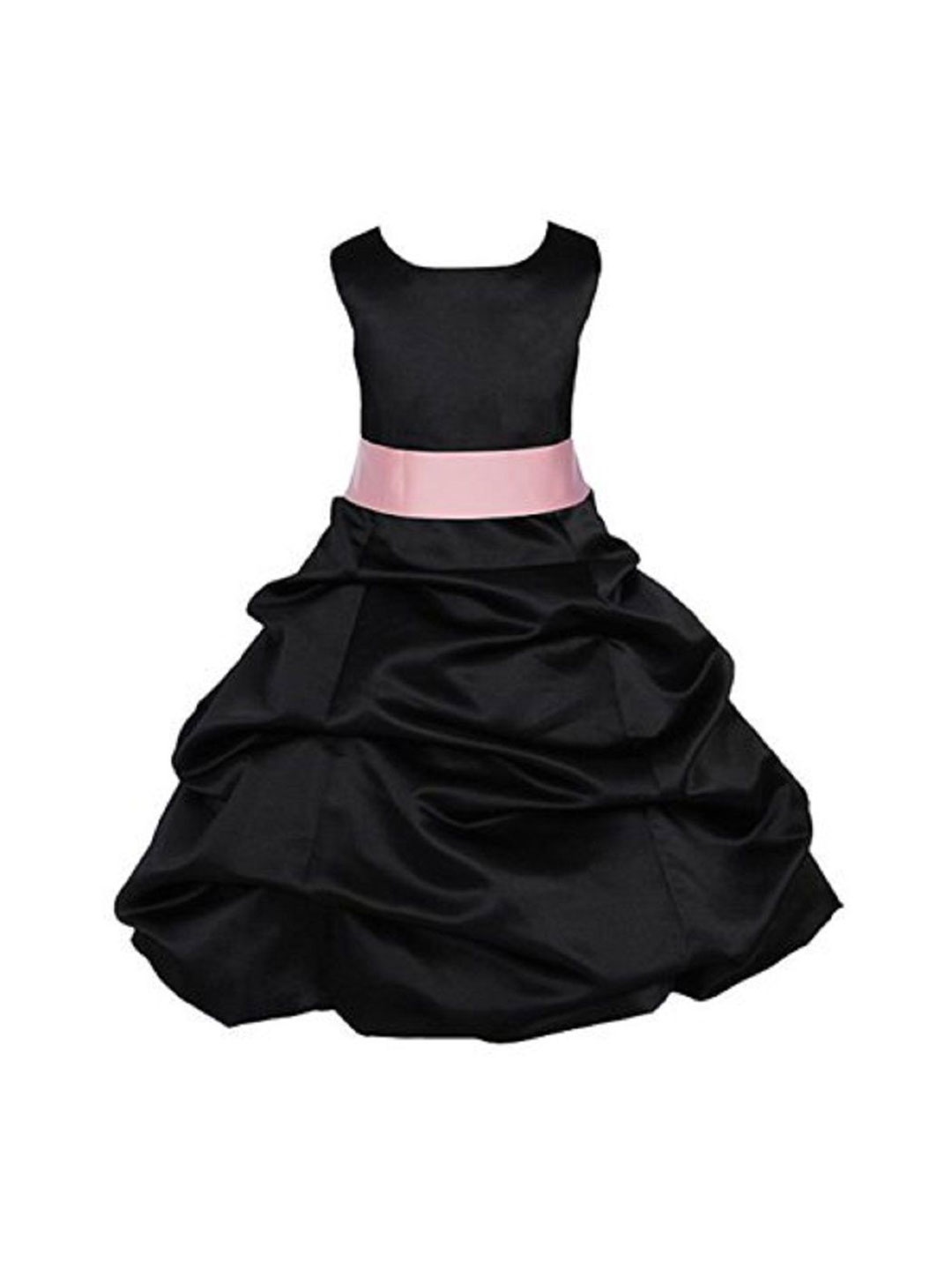 

Wow Princess Girls Round Neck Fit & Flare Dress, Black