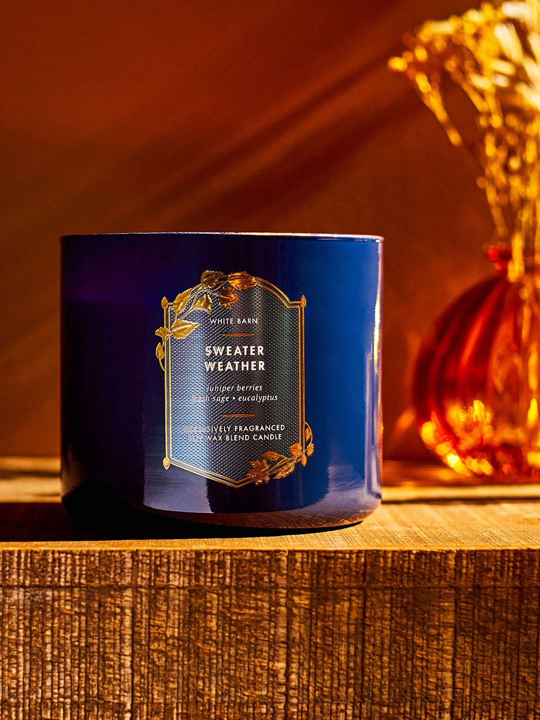 

Bath & Body Works Sweater Weather 3-Wick Candle - 411 g, Blue