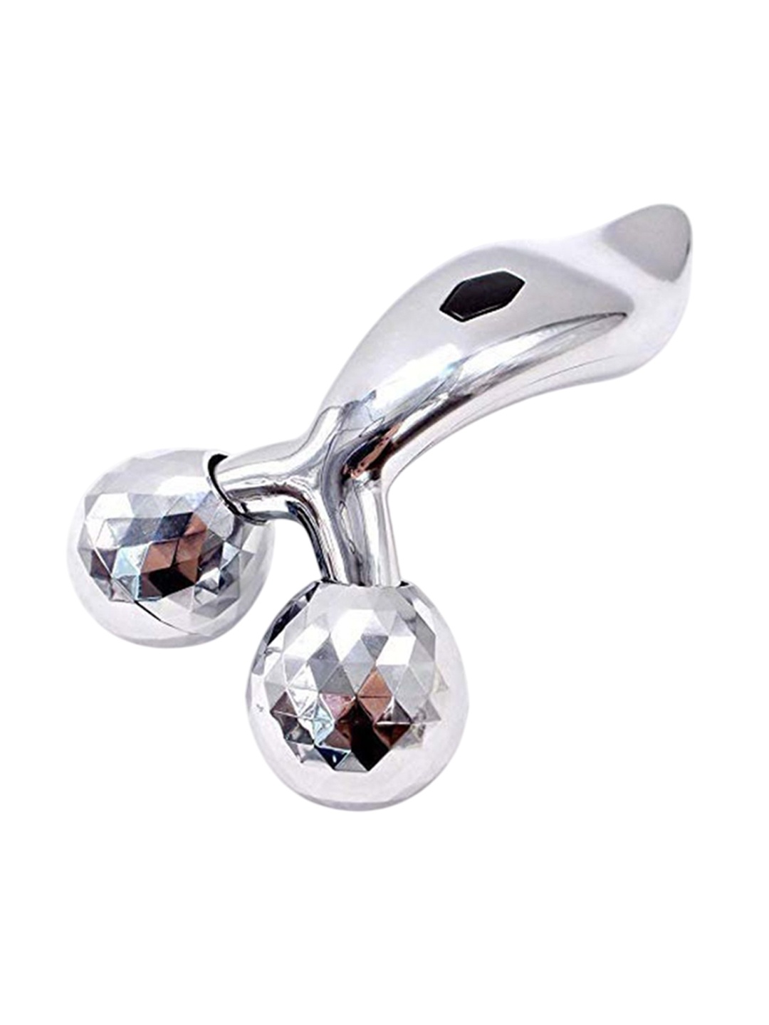 

SAMISHA 3D Roller Manual Face & Body Massager For Skin Tightening, Silver