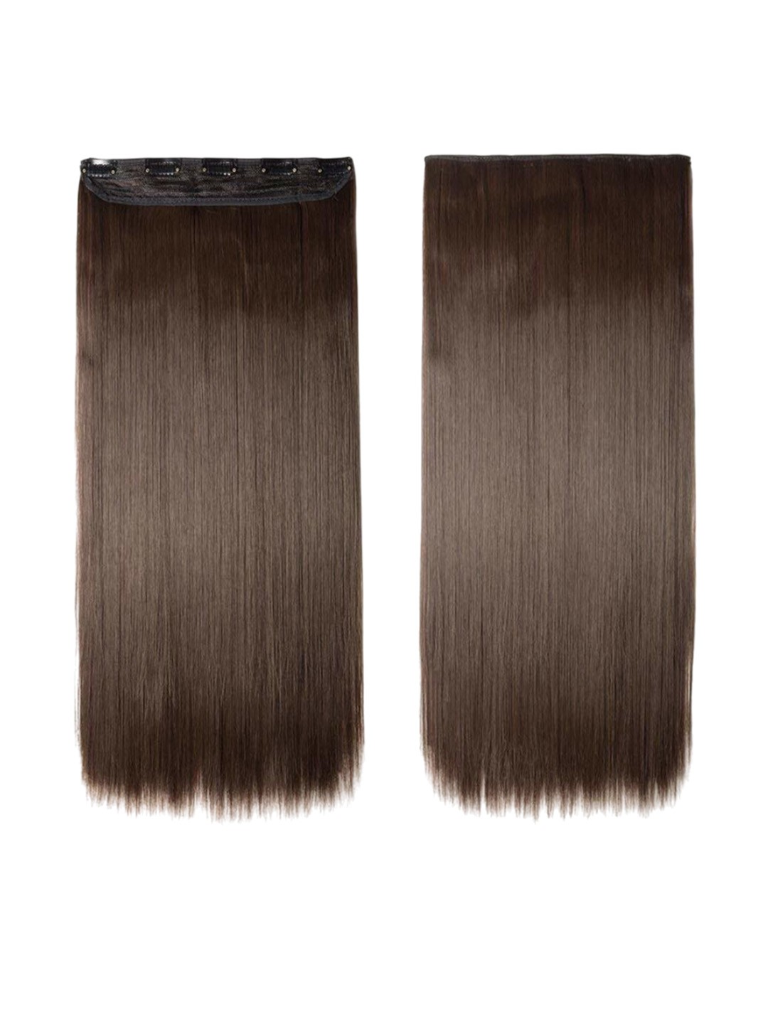 

vister Clip-In Straight Hair Extension - Brown - 22 Inch