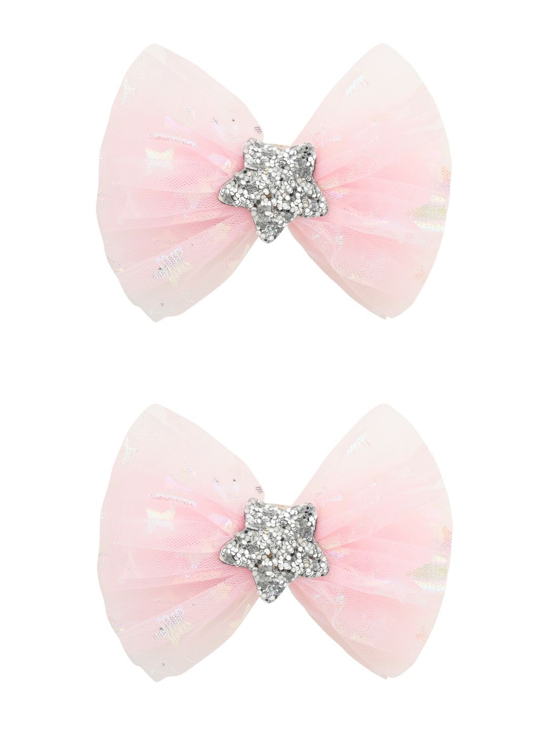 

Aye Candy Girls Set of 2 Embellished Alligator Hair Clip, Pink