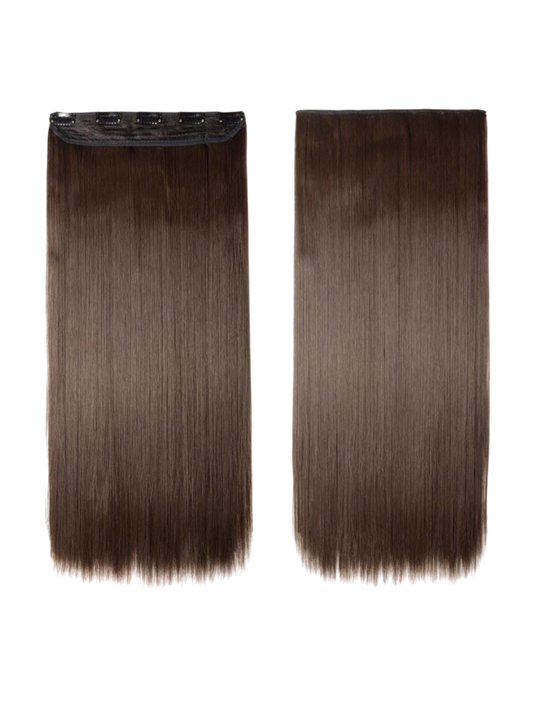 

vister Clip-In Straight Hair Extension - Brown - 22 Inch