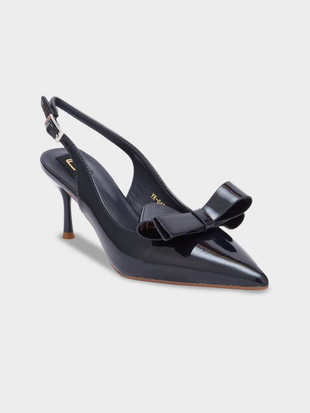 

Sole To Soul Slim Heeled Sandals with Bows, Blue