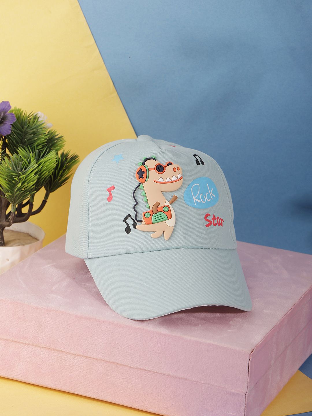 

PASSION PETALS Boys Printed Baseball Cap, Green