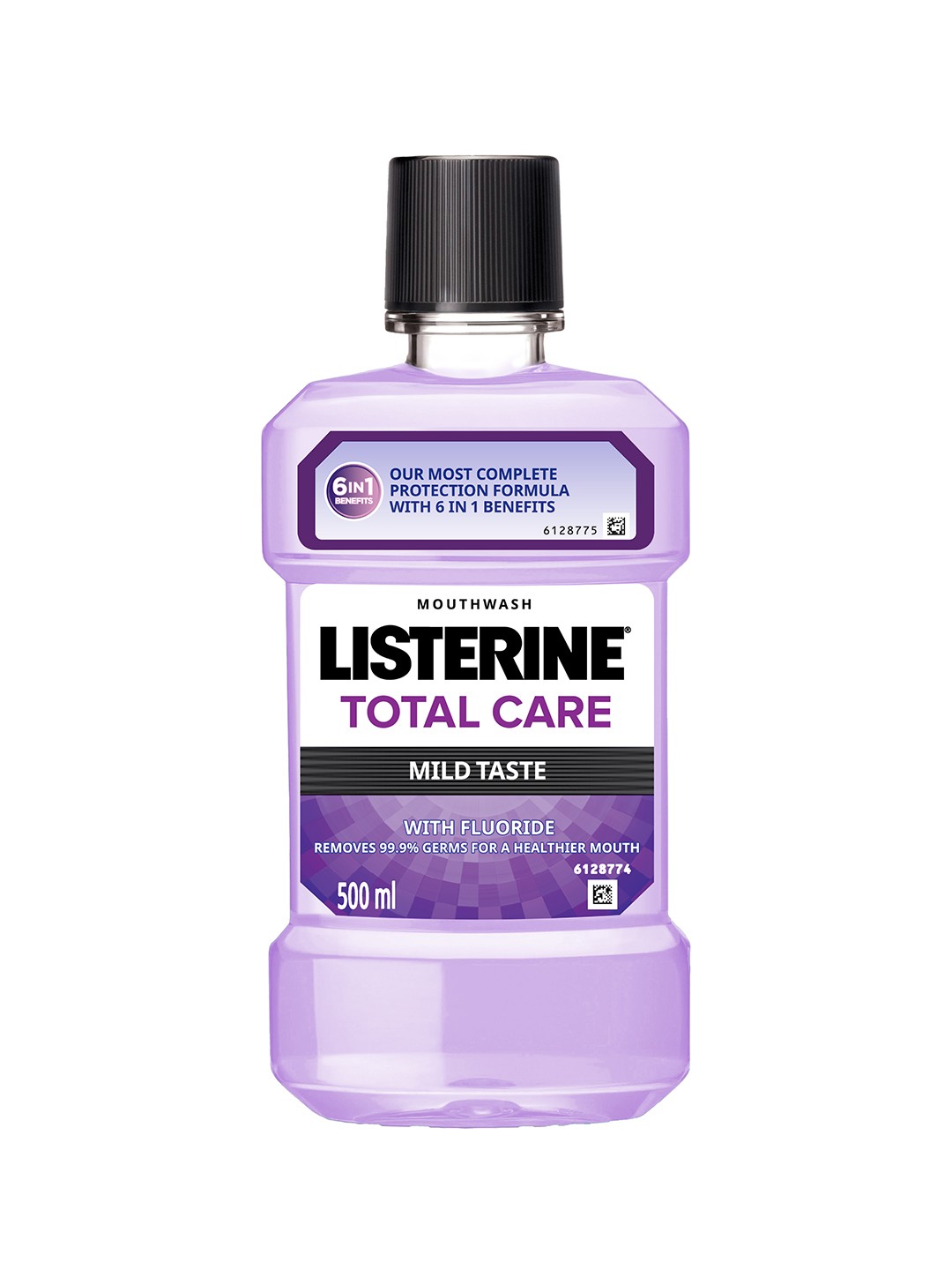 

Listerine Total Care Mild Taste Mouthwash with Menthol & Eucalyptol - 500ml, Violet