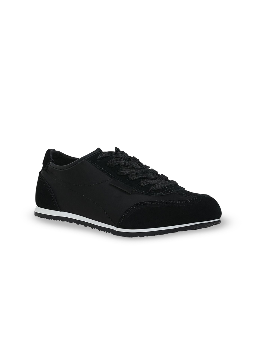 

RAG & CO Women Suede Sneakers, Black