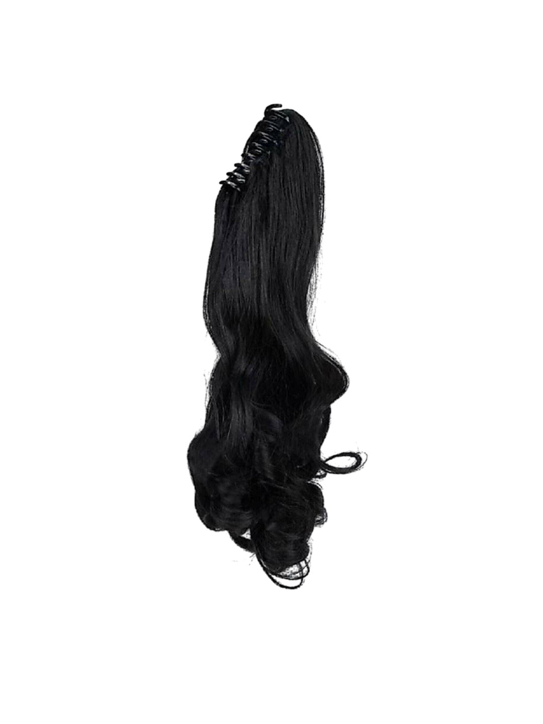 

vister Clip-In Curly Hair Extension - Black - 22 Inch