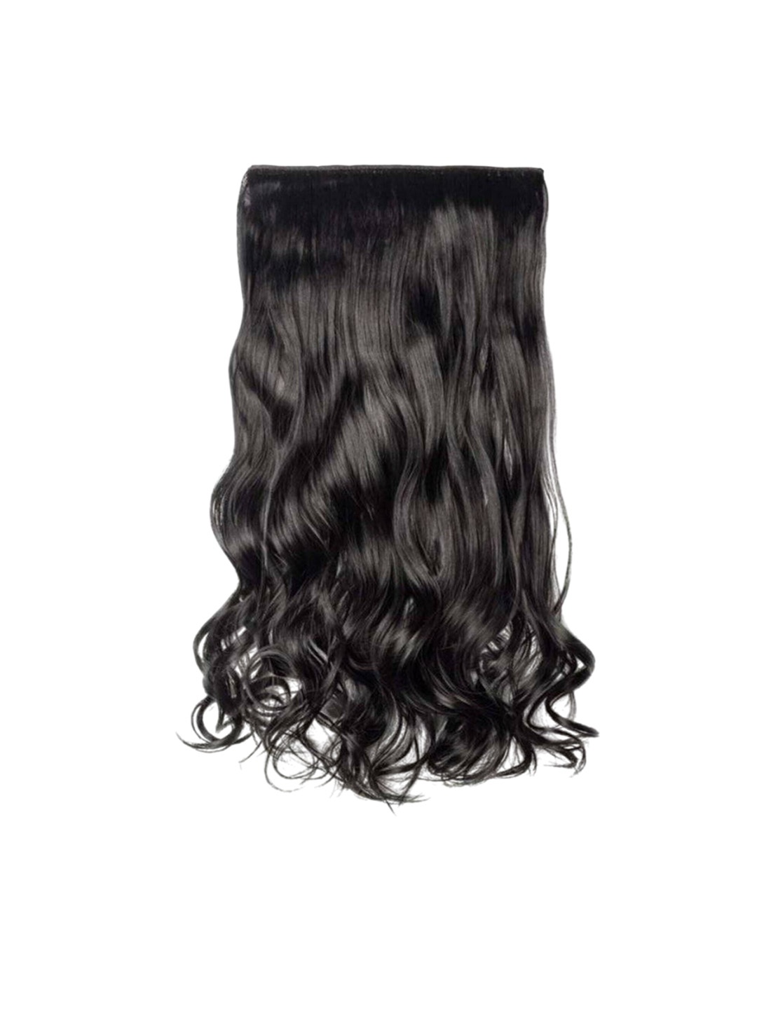 

vister Wavy Clip-In Hair Extension - 20 Inch - Black