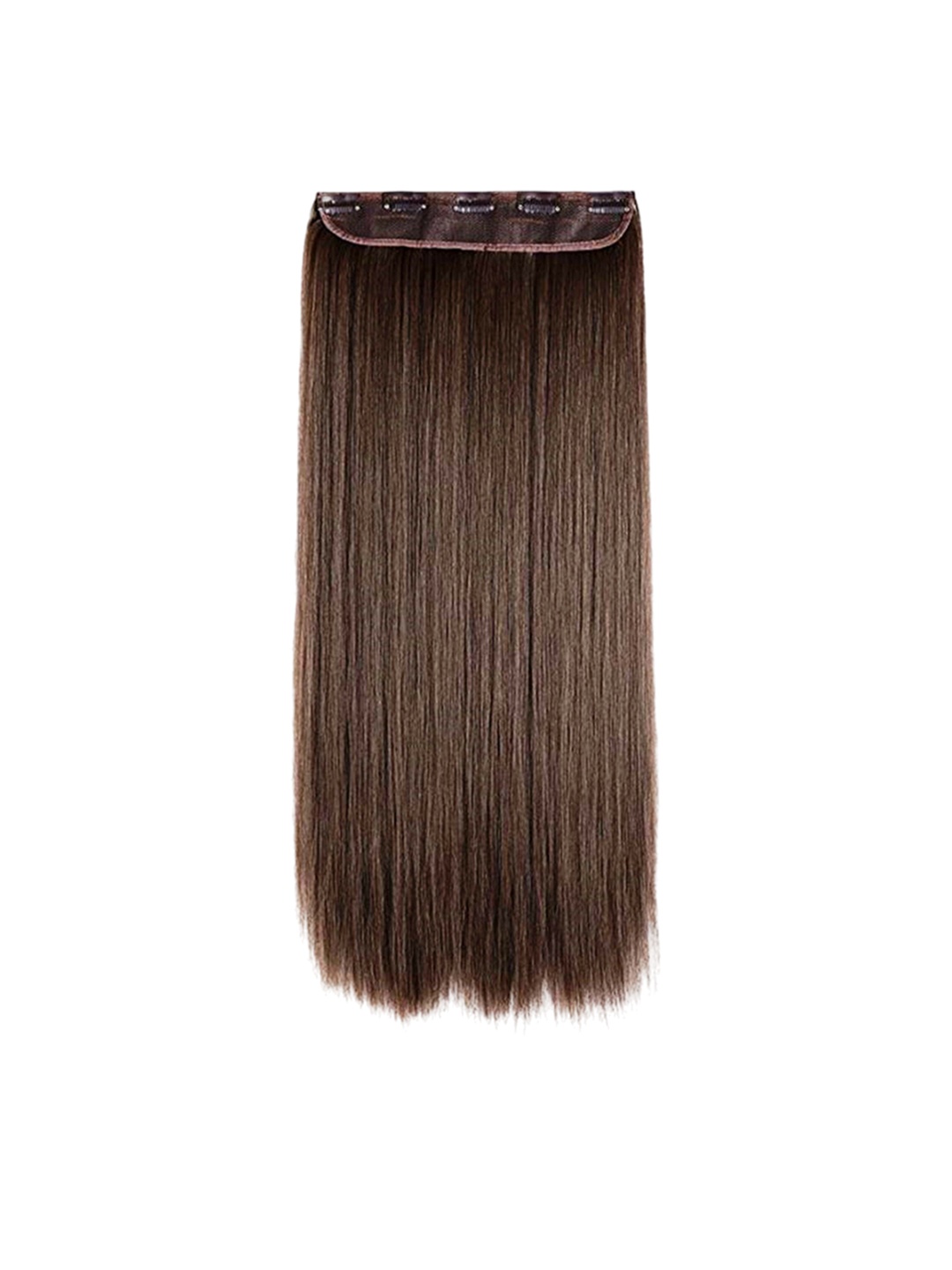 

vister Clip-In Straight Hair Extension - Brown - 24 Inch