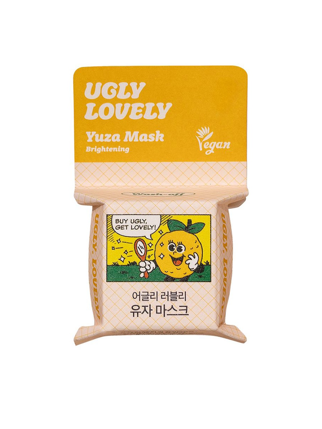 

The Face Shop Ugly Lovely Yuza Wash Off Mask With Vitamin C - 5 ml, Yellow