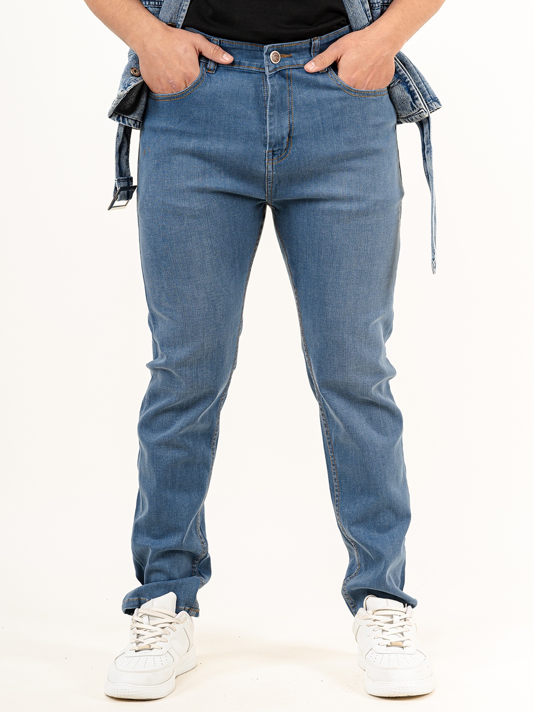 

Tistabene Men Slim Fit Mid-Rise Stretchable Jeans, Blue
