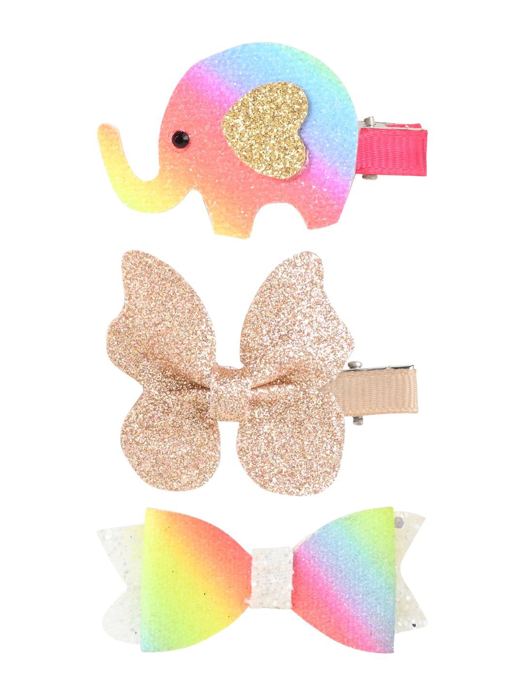 

Aye Candy Girls Set of 3 Alligator Hair Clip, Blue
