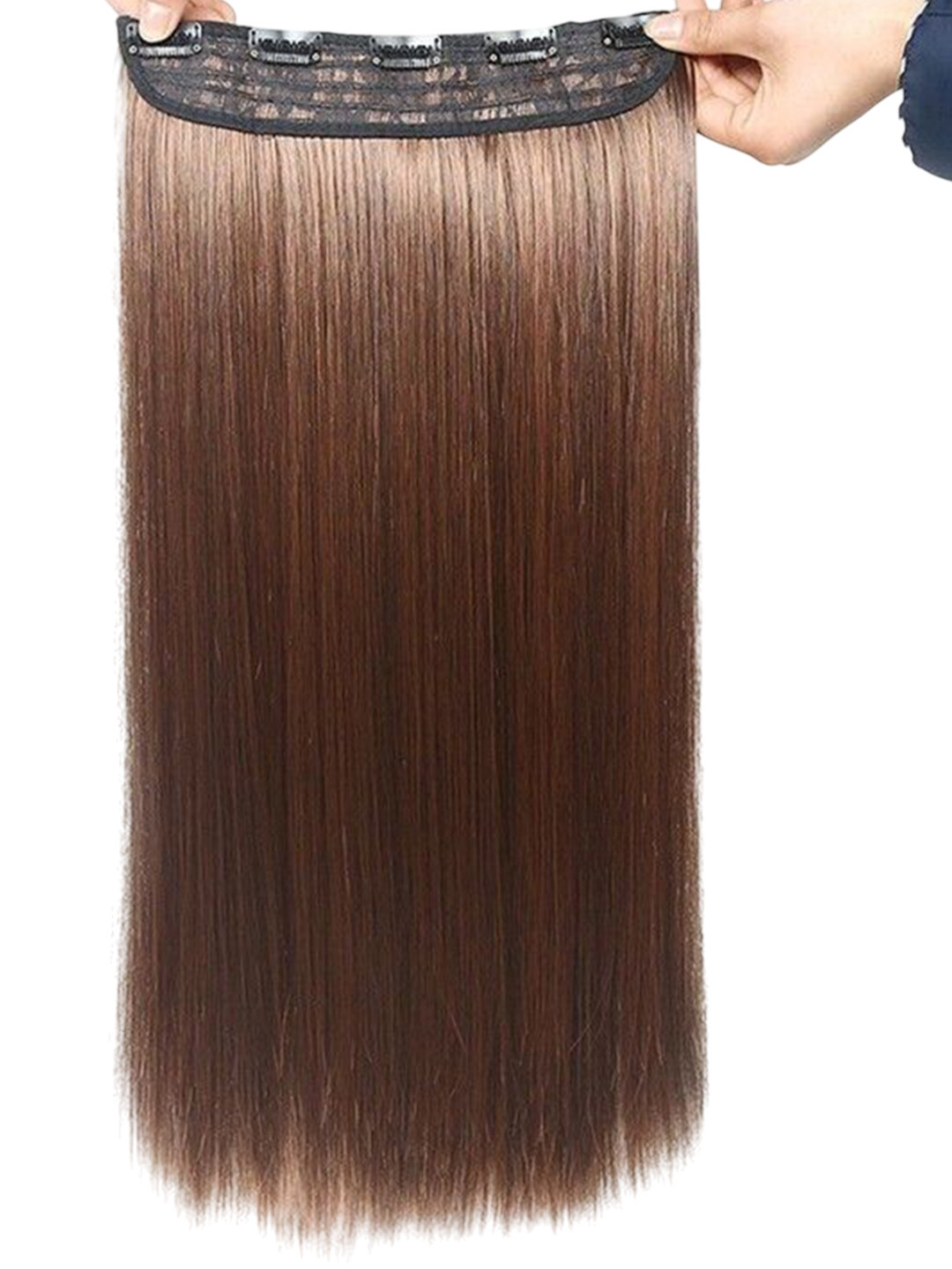

vister Straight Clip-In-In Hair Extension - 24 Inch - Brown