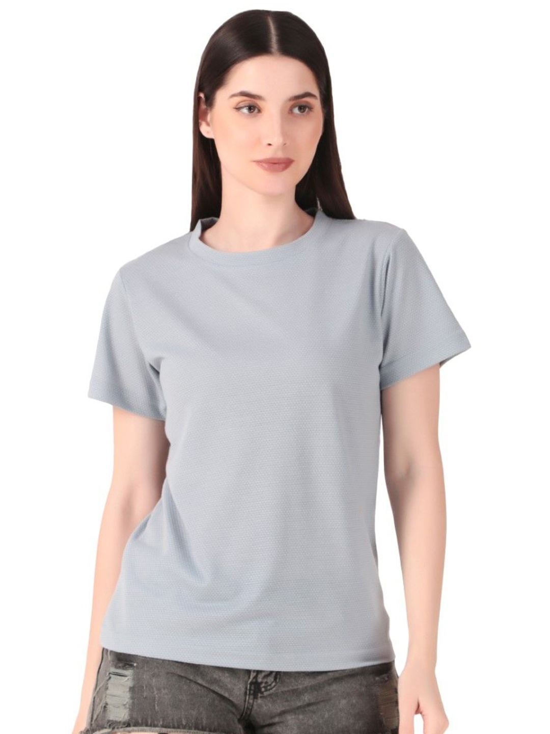 

HILFIRE REGION Women Oversized T-shirt, Grey