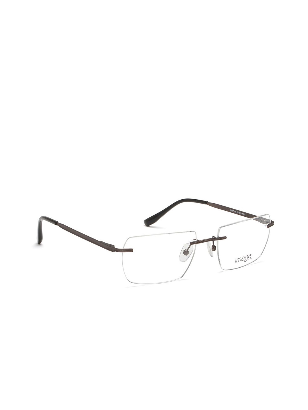 

Image Men Rimless Rectangle Frames, Grey