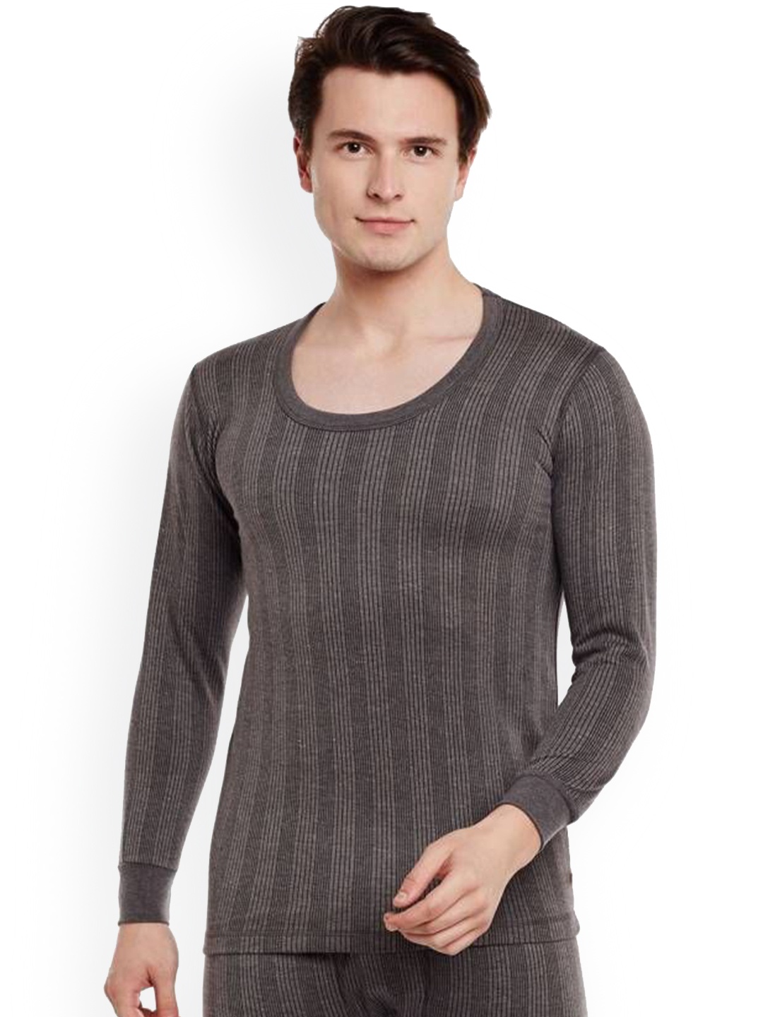 

BAESD Men Cotton Thermal Top, Grey