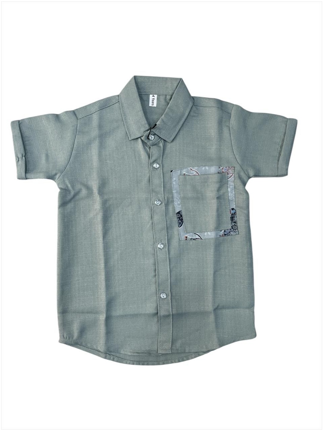 

cut & make Boys Classic Opaque Casual Shirt, Grey