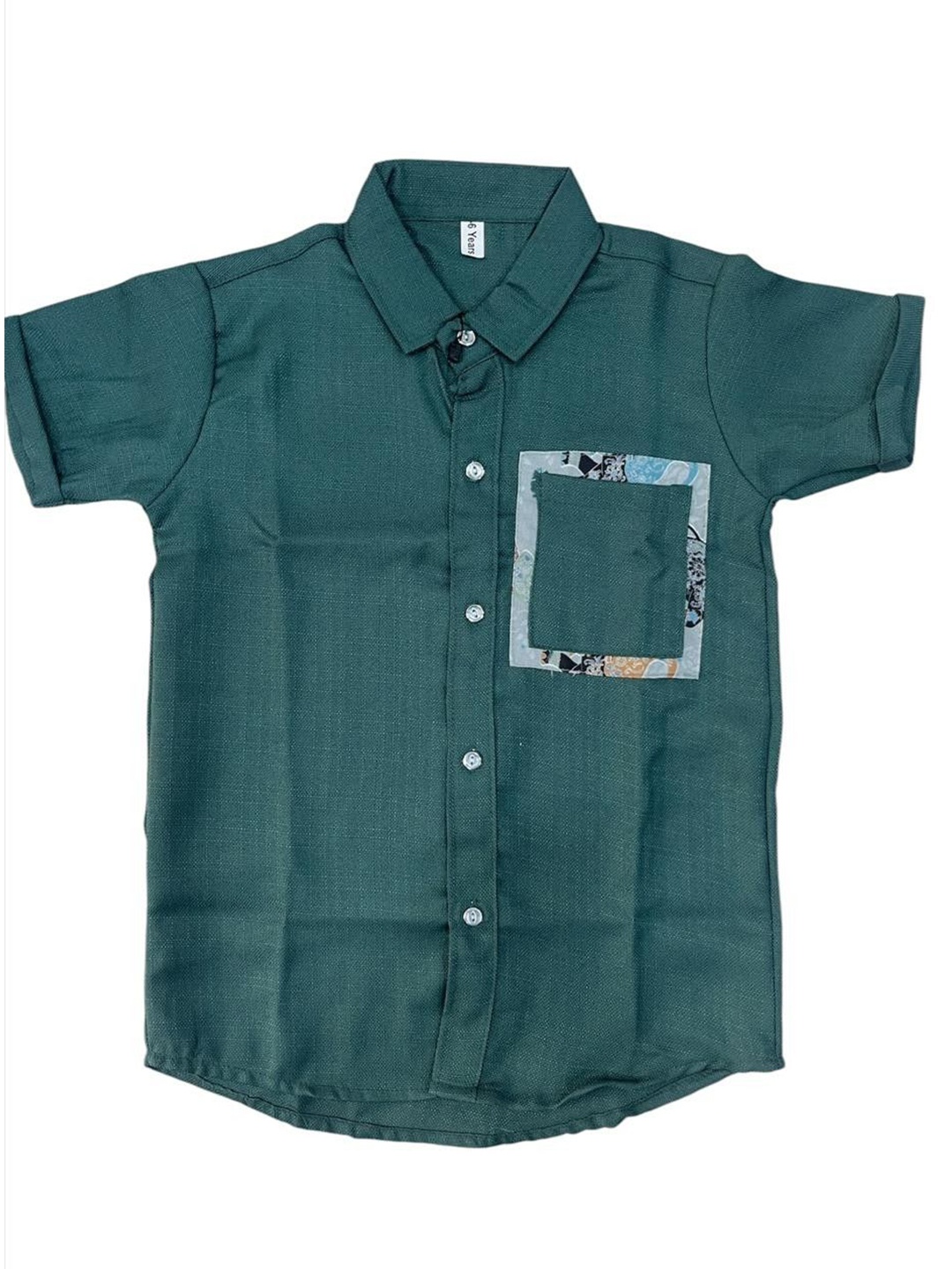 

cut & make Boys Classic Opaque Casual Shirt, Green