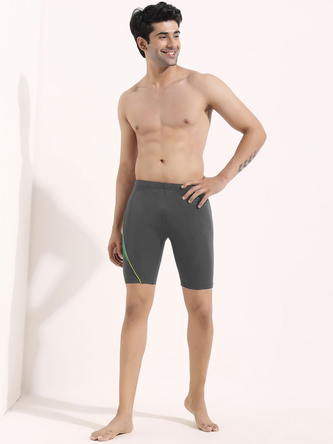 

LYCOT Men Swim Bottoms, Grey