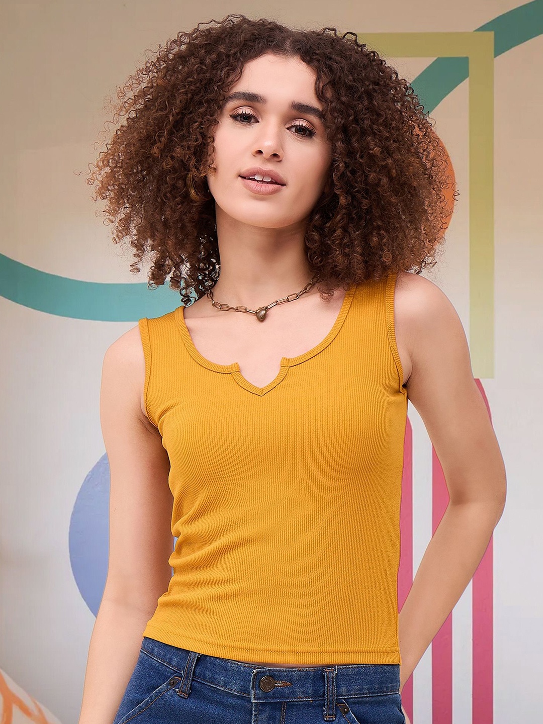 

DressBerry Tank Top, Mustard