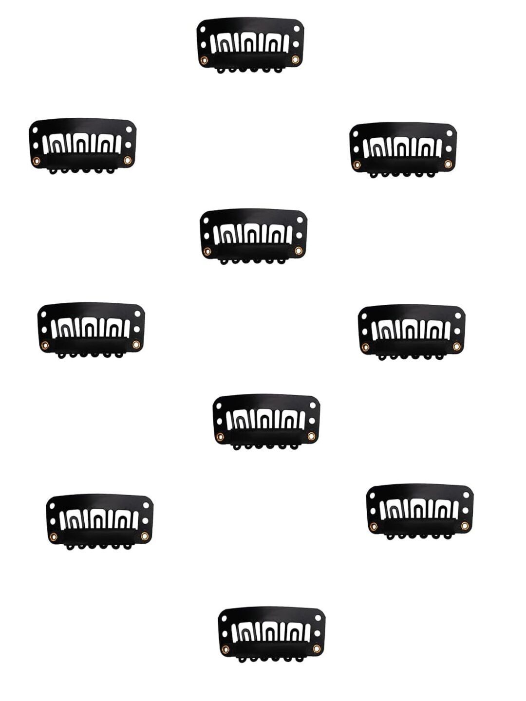 

Newlo Women Tic Tac Hair Clip, Black