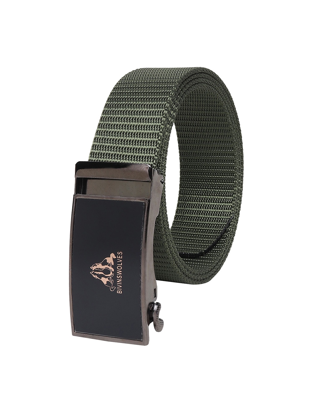 

Provogue Men Textured Belt, Green