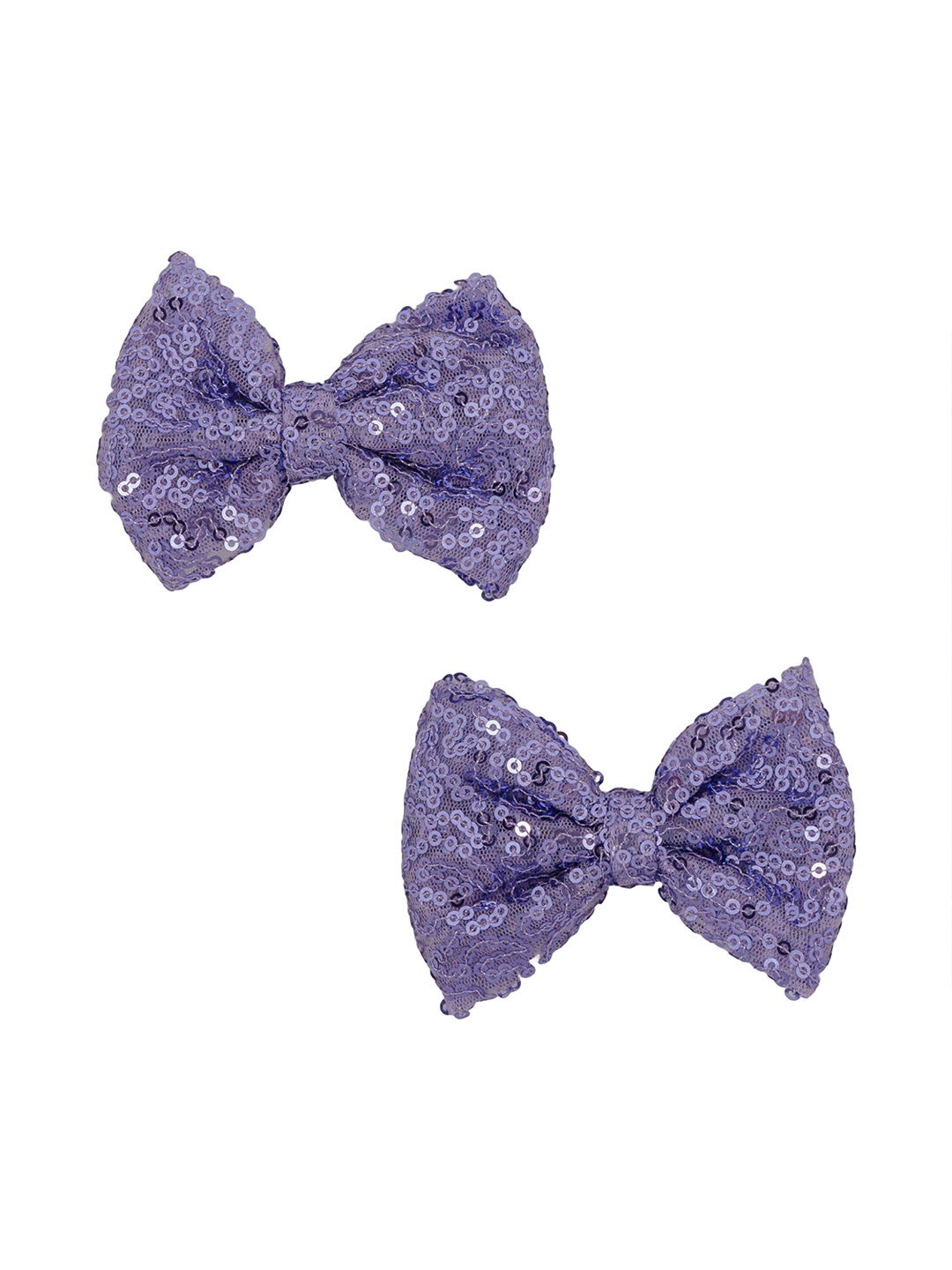 

Aye Candy Girls Pack of 2 Sequins Bow on Aligator Clip, Lavender