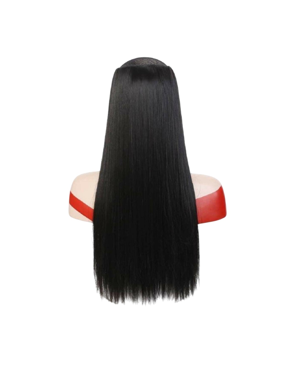 

vister Clip-In Straight Hair Extension - Black - 24 Inch