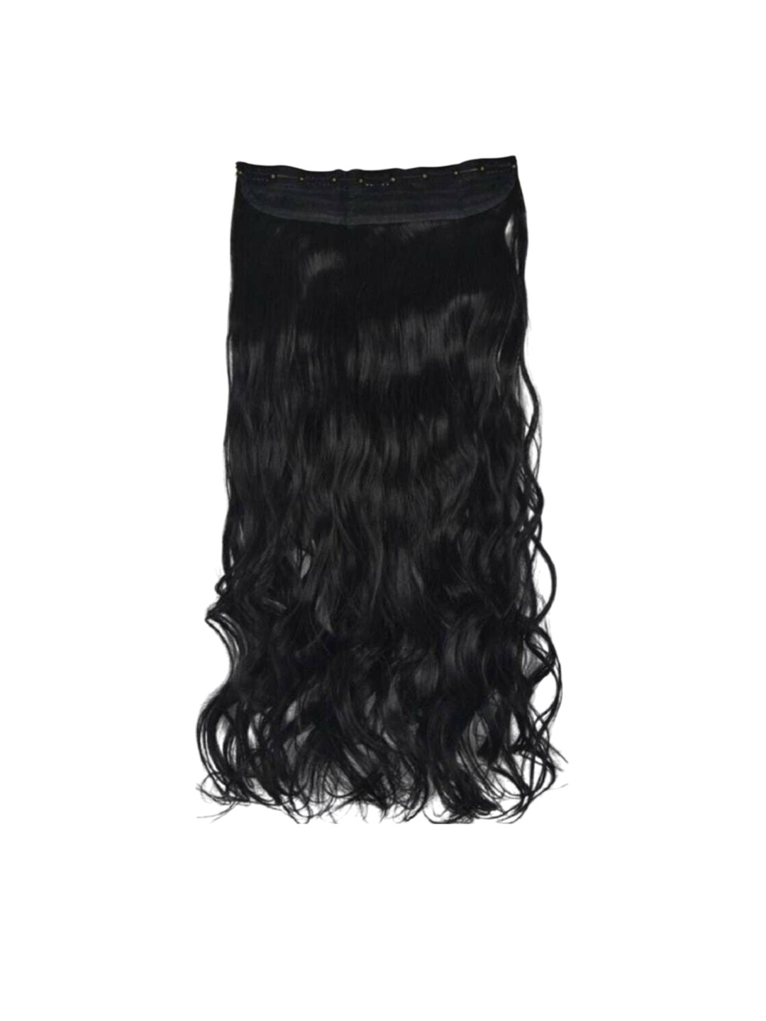 

vister Clip-In Wavy Hair Extension - Black - 22 Inch