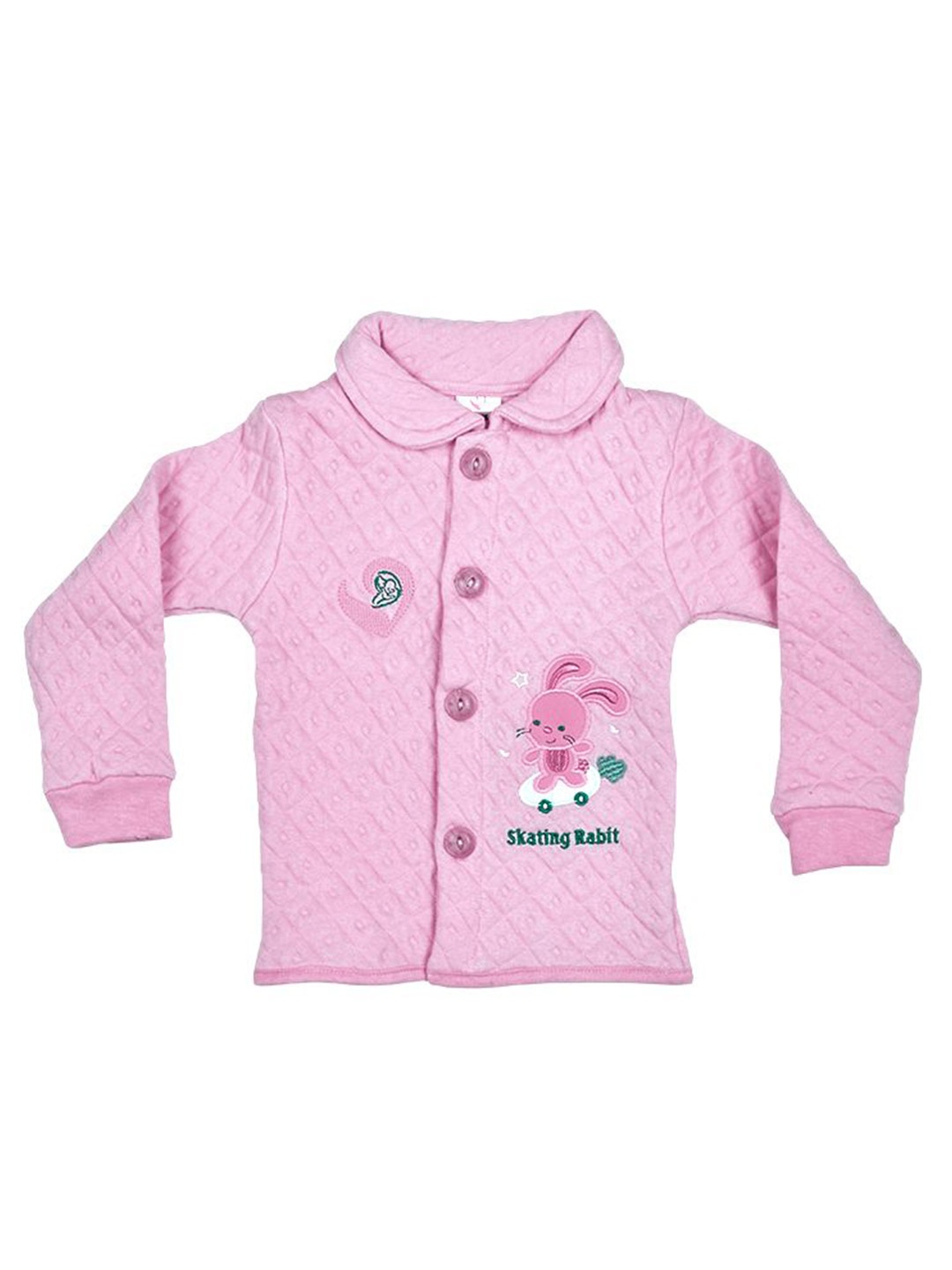 

BAESD Kids Quilted Cotton Sweatshirt, Pink