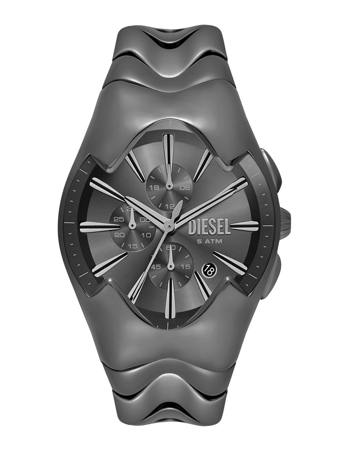 

DIESEL Men Dial & Stainless Steel Straps Analogue Chronograph Watch DZ4682, Grey