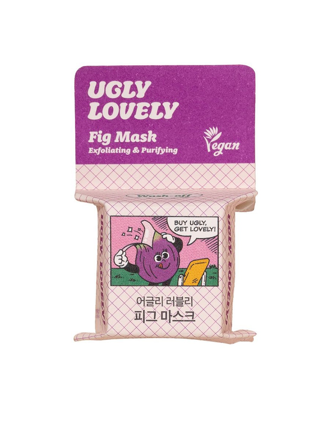 

The Face Shop Ugly Lovely Fig Wash Off Mask - 5 ml, Brown