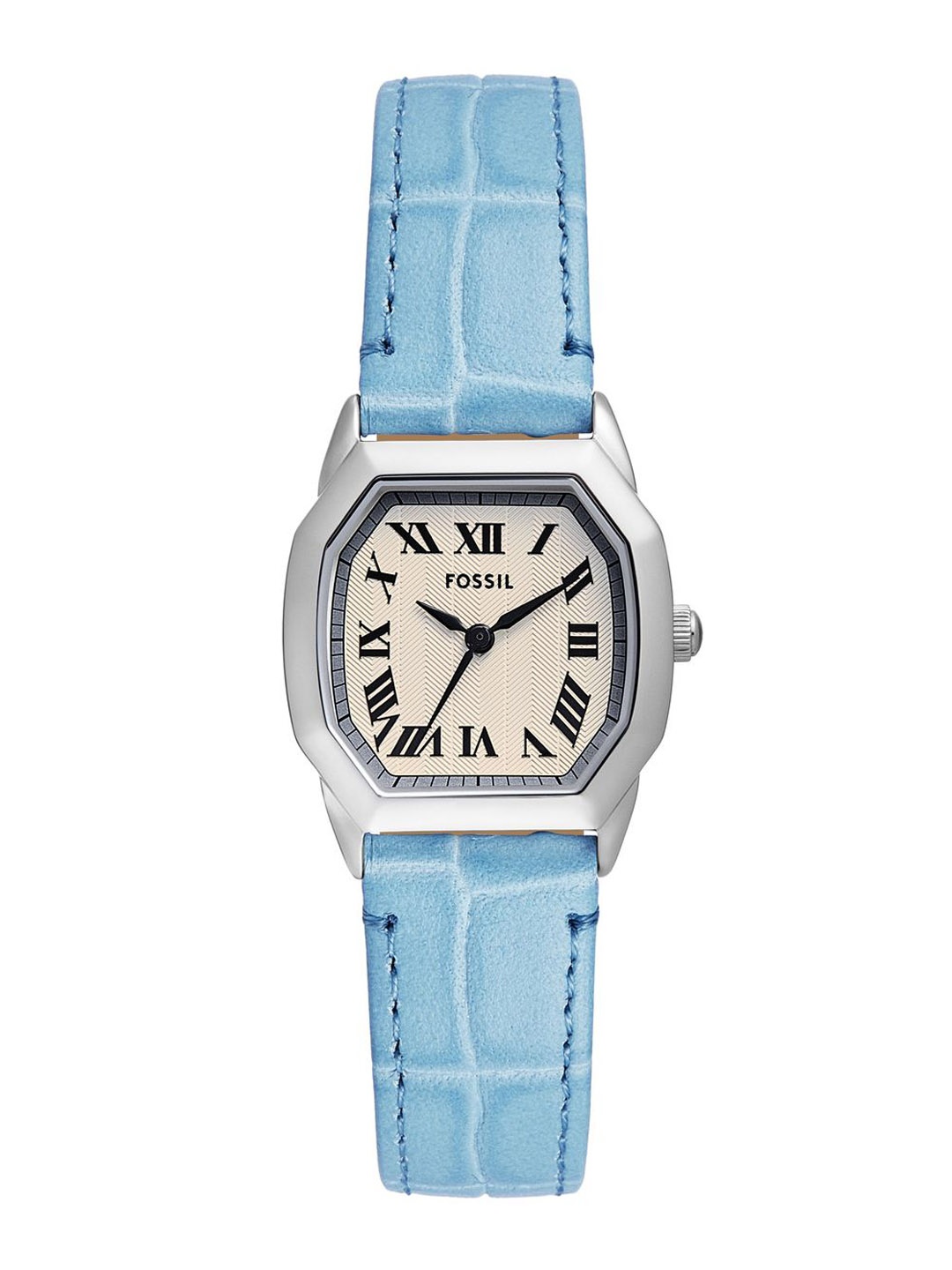 

Fossil Women Embellished Dial & Leather Straps Analogue Watch ES5405, Blue