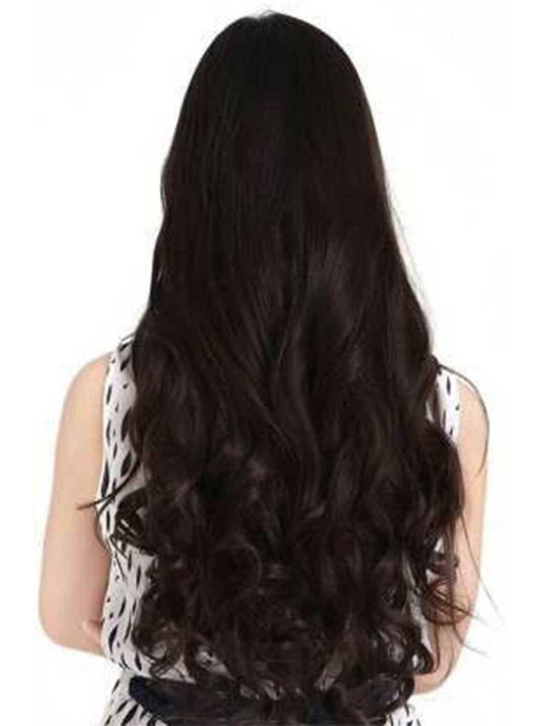 

vister Clip-In Wavy Hair Extension - Brown - 22 Inch