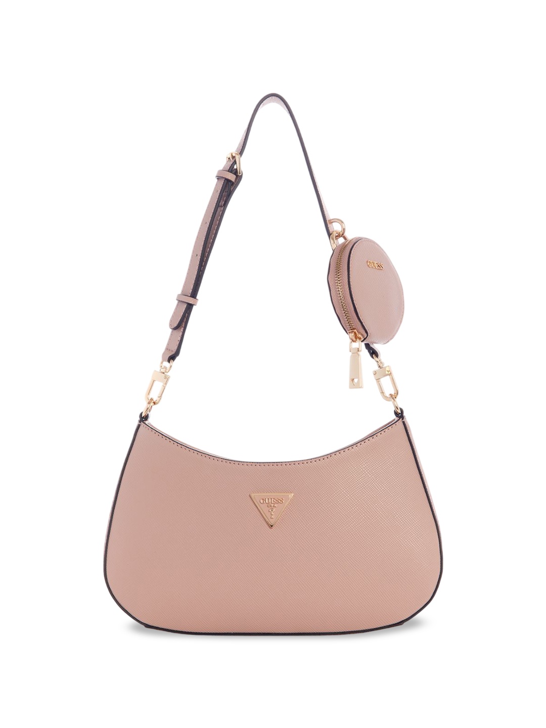 

GUESS PU Structured Shoulder Bag, Rose