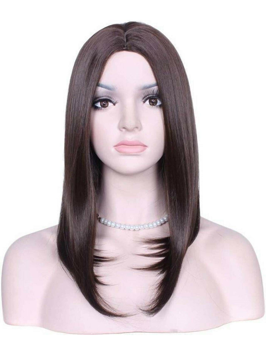 

vister Full Head Straight Hair Extension - Brown - 36 Inch
